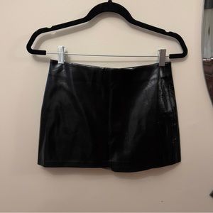 Zara Patent Leather Mini Skirt
